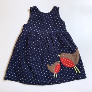 Baby Boden Robin Corduroy pinafore 18/24